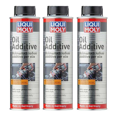 Liqui Moly Mos2 Diesel Petrol Oil Additive Engine Oil Treatment 3X300Ml from B&Q
