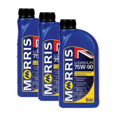 Morris 75W90 Fully Synthetic Gear Oil Manual Transmission Fluid Api Gl4/gl5 3X1L from B&Q