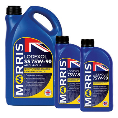 Morris 75W90 Semi Synthetic Gear Oil Manual Transmission Fluid Api Gl4/gl5 7L from B&Q