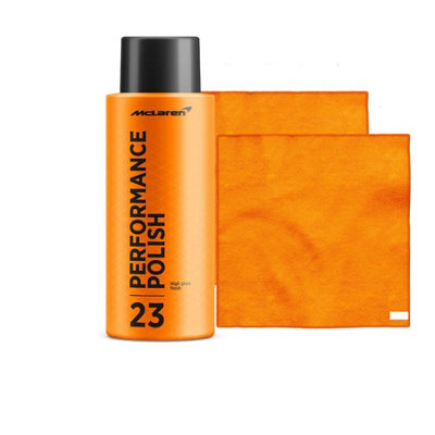 Mclaren Performance Polish (500Ml) + 2Xstandard Micro Fiber Cloth from B&Q