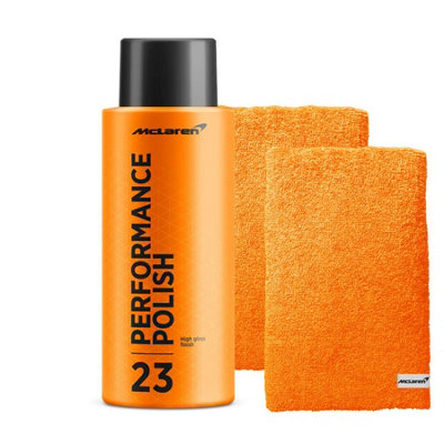 Mclaren Performance Polish (500Ml) + 2X Luxury Micro Fiber Towels from B&Q