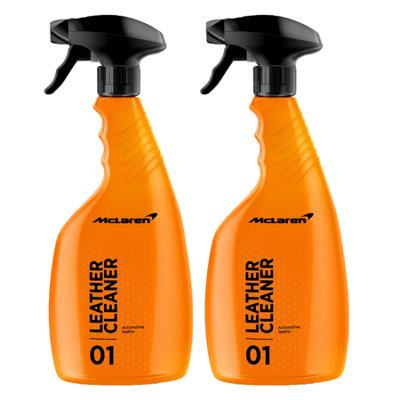 Mclaren Leather Cleaner Car Interior Cleaner Leather Car Seat Cleaner 2X500Ml from B&Q