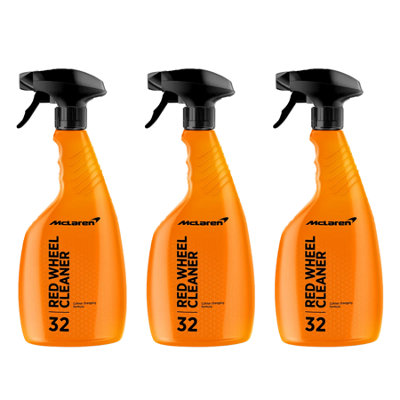 Mclaren Red Wheel Cleaner Iron Fallout Remover 3X500Ml from B&Q