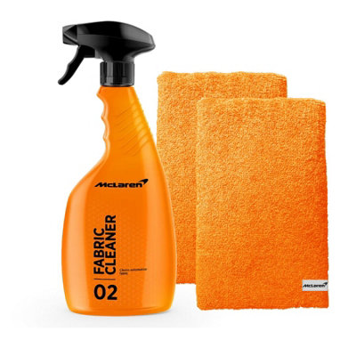 Mclaren 500Ml Fabric Cleaner + 2X Luxury Micro Fiber Towels from B&Q