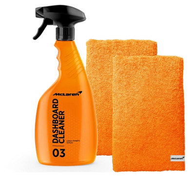 Mclaren Dashboard Cleaner (500Ml) + 2X Luxury Micro Fiber Towel from B&Q