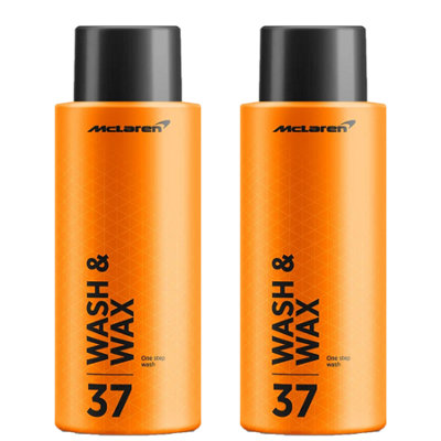 Mclaren Wash And Wax Concentrated Ph Neutral Shampoo And Wax 2X500Ml from B&Q