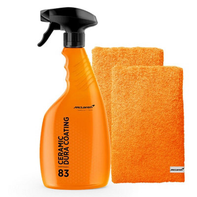 Mclaren Ceramic Dura Coating 500Ml + 2X Luxury Micro Fiber Towels from B&Q