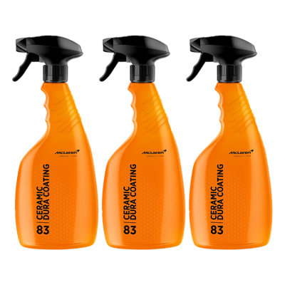 Mclaren Ceramic Dura Coating Spray Ceramic Protection High Gloss Finish 3X500Ml from B&Q