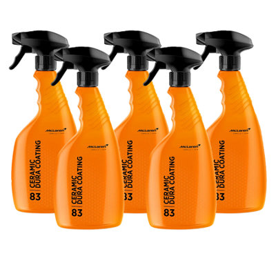 Mclaren Ceramic Dura Coating Spray Ceramic Protection High Gloss Finish 5X500Ml from B&Q
