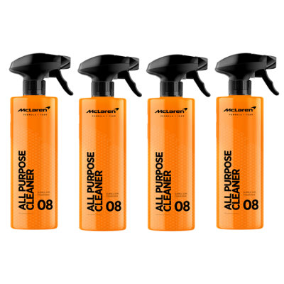 Mclaren All Purpose Cleaner Interior Exterior Car Cleaner For All Surfaces 4X500Ml from B&Q