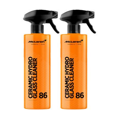 Mclaren Ceramic Glass Clean & Protect Streak Free Rain Repellent Car Shine 2X500Ml from B&Q