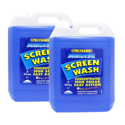 Polygard Arctic Windscreen Screen Wash -20C Concentrate 2X5L from B&Q