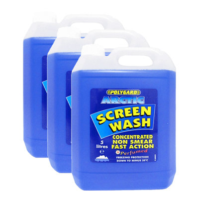 Polygard Arctic Windscreen Screen Wash -20C Concentrate 3X5L from B&Q