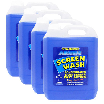 4x Polygard Arctic 5L Windscreen Screen Wash 5 Litre -20C Concentrate MIS18210 - Image 3
