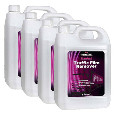 Polygard Traffic Film Remover Tfr Heavy Duty Concentrated Caustic Tfr Detergent 4X5L from B&Q
