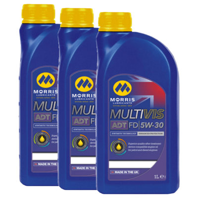 Morris 5W30 Fully Synthetic Engine Oil Sl/cf Acea A5/b5 Ford Wss-M2C913-D 3X1L from B&Q