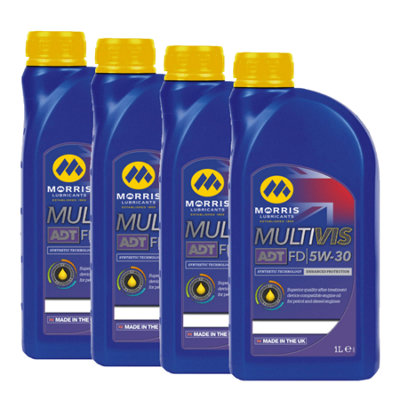 Morris 5W30 Fully Synthetic Engine Oil Sl/cf Acea A5/b5 Ford Wss-M2C913-D 4X1L
