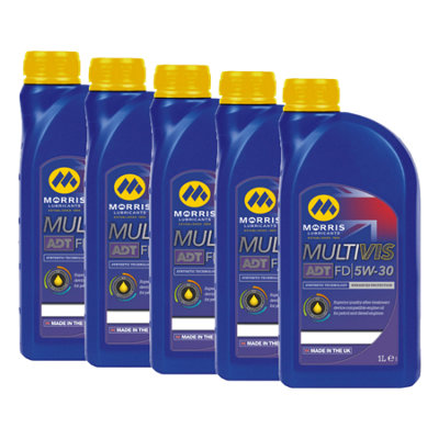 Morris 5W30 Fully Synthetic Engine Oil Sl/cf Acea A5/b5 Ford Wss-M2C913-D 5X1L from B&Q