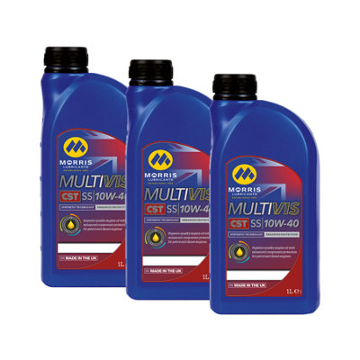 Morris Cst 10W 40 Semi-Synthetic Engine Oil 10W-40 Api Sn/cf Acea A3/b4 3X1L from B&Q