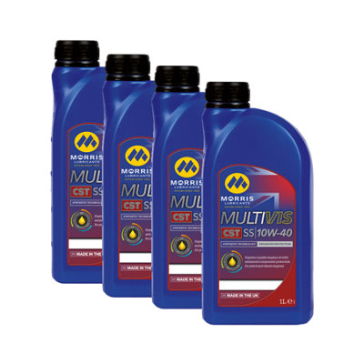Morris Cst 10W 40 Semi-Synthetic Engine Oil 10W-40 Api Sn/cf Acea A3/b4 4X1L from B&Q