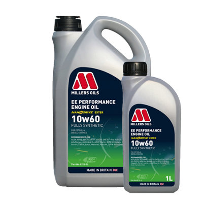 Millers Oils Ee Performance 10W60 Fully Synthetic Engine Oil 6L