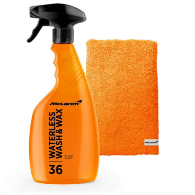 Mclaren Waterless Wash & Wax 500Ml + Luxury Micro Fiber Towel