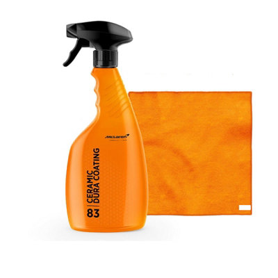 Mclaren Ceramic Dura Coating (500Ml) + Standard Micro Fiber Cloth from B&Q