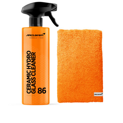 Mclaren Ceramic Hydro Glass Cleaner 500Ml + Luxury Micro Fiber Towel from B&Q