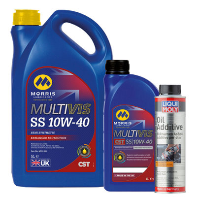 6L Morris Cst 10W40 Ss Engine Oil 10W40 Api Sn/cf Acea A3/b4+ Oil Additive from B&Q
