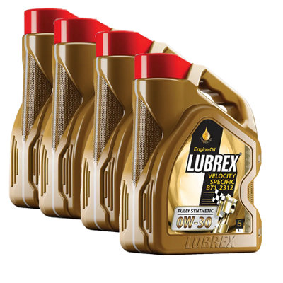 Lubrex 0W-30 Fully Synthetic Engine Oil  Acea C2 Psa B71 23124X5L from B&Q