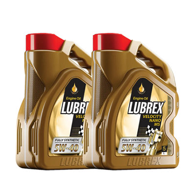 Lubrex Velocity Nano Ms 5W-40 Engine Oil Api Sn/cf 2X5L from B&Q