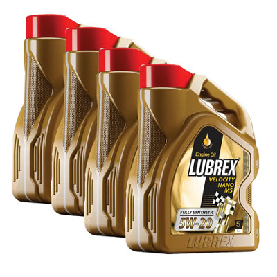 Lubrex Velocity Nano Ms 5W-20 Ford Ecoboost 5W20 Engine Oil 4X5L from B&Q