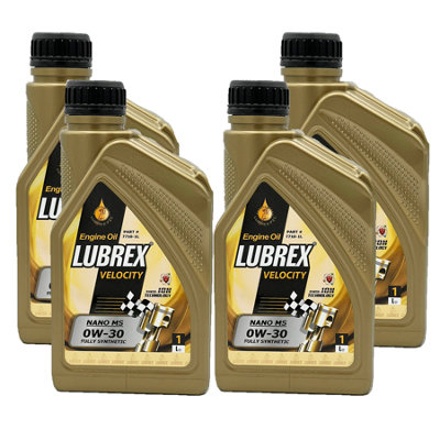 Lubrex 0W30 Fully Synthetic Engine Oil Acea C2,c3 Dexos2 Mb 229.524X1L from B&Q