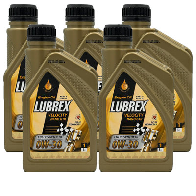 Lubrex 0W30 Fully Synthetic Engine Oil Acea C3 Mb 229.31/229.51 Vw 504/507 5X1L from B&Q