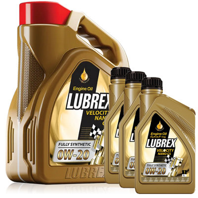 Lubrex 0W-20 Fully Synthetic Engine Oil Acea C5 Api Sn+ Vw 508/509 8L