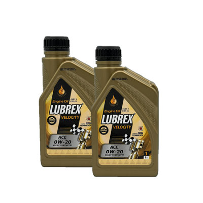Lubrex 0W-20 Fully Synthetic Engine Oil Ilsac Gf-6A Dexos1 Gen2 - 2X1l Light
