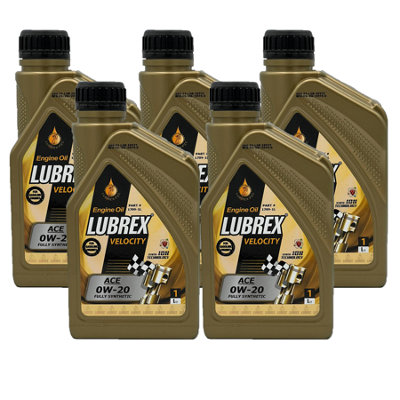 Lubrex 0W-20 Fully Synthetic Engine Oil Ilsac Gf-6A Dexos1 Gen25X1L from B&Q