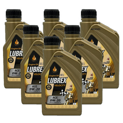 Lubrex 0W-20 Fully Synthetic Engine Oil Ilsac Gf-6A Dexos1 Gen26X1L from B&Q