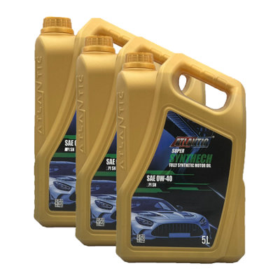 Atlantic 0W40 Fully Synthetic Engine Oil Acea A3/b3 Api Sn Bmw Ll01 3X5L from B&Q
