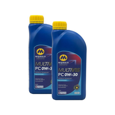 Morris 0W-30 Fully Synthetic Engine Oil Bluehdi Psa B71 2312 Acea C2 2X1L from B&Q
