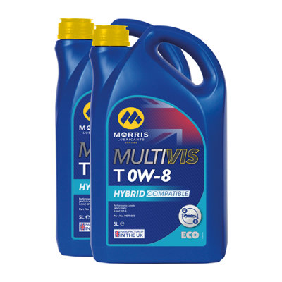 Morris Multivis Eco T 0W-8 Fully Synthetic Engine Oil Ilsac Gf-5 Api Sn 2X5L from B&Q