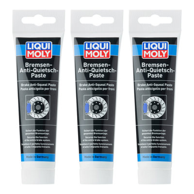 Liqui Moly Brake Anti Squeal Paste Anti-Seize Paste Lubricant 3X100G 3077 from B&Q