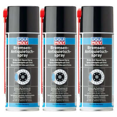 Liqui Moly Brake Anti-Squeal Spray Anti-Seize Grease Spray 3X400Ml from B&Q