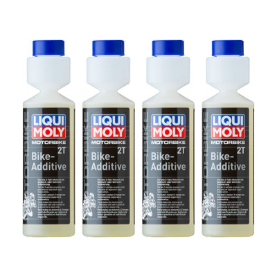 Liqui Moly Motorbike Scooter 2T Bike Additive Fuel System Cleaner 4X250Ml from B&Q