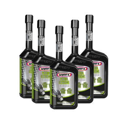 Wynns Petrol Extreme Injector Cleaner Fuel System Cleaner Additive 5X500Ml from B&Q