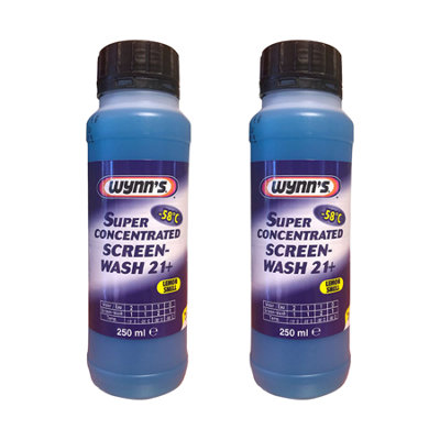 WYNNS Screen Wash Concentrate Windscreen Cleaner Lemon Scent 2x250ml - Image 4