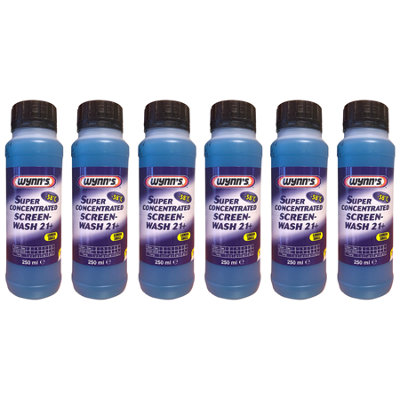 WYNNS Screen Wash Concentrate Windscreen Cleaner Lemon Scent 6x250ml - Image 3