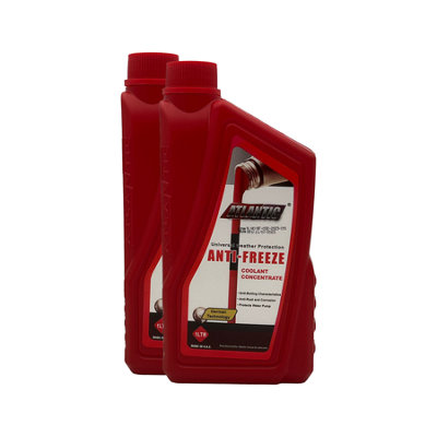 Atlantic Red Antifreeze Coolant Concentrate Oat Extended Life Coolant  Sae J 1034 2X1L from B&Q