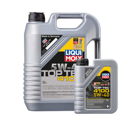 Liqui Moly 5W40 Fully Synthetic Engine Oil Top Tec 4100 Acea C3 Api Sn 6L