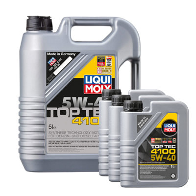 Liqui Moly 5W40 Fully Synthetic Engine Oil Top Tec 4100 Acea C3 Api Sn 8L
